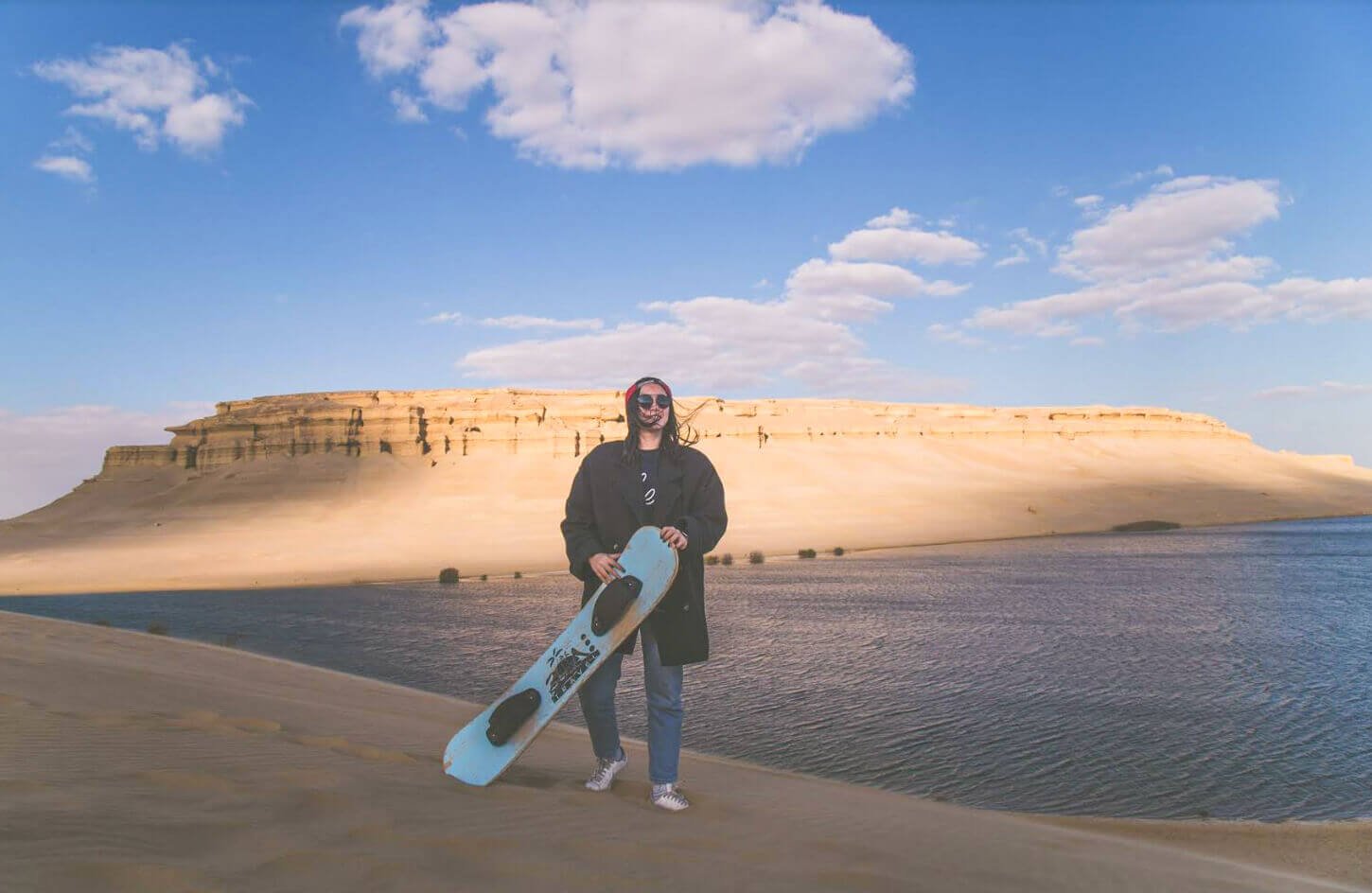 A-wonderful-shot-of-a-girl-practicing-sand-skating